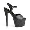 Pleaser - SKY309MMG Sandale à bride à la cheville, Pole dance chaussures - Chaussures de pole dance - Noir Product image